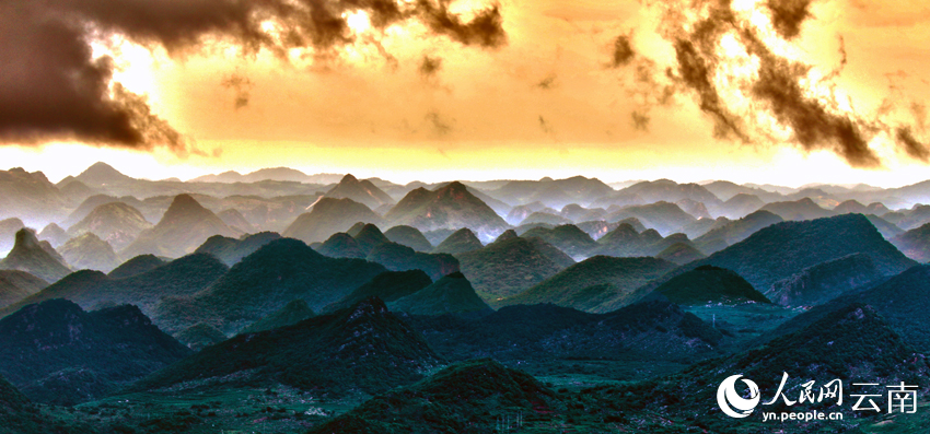 In pics: Dreamy scene unfolds in Puzhehei, SW China's Yunnan