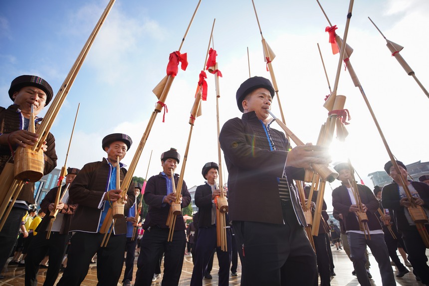 Activities themed on ICHs held in Danzhai, SW China's Guizhou