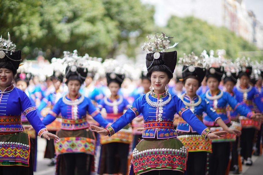 Activities themed on ICHs held in Danzhai, SW China's Guizhou