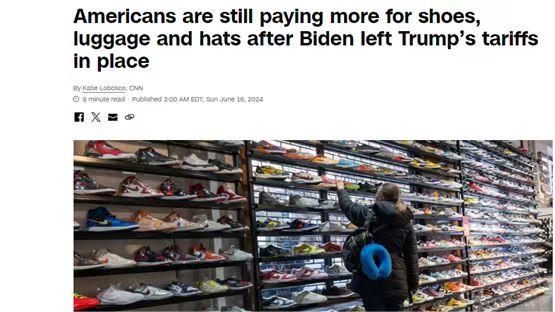 Americans still paying more for shoes, luggage, and hats after Biden leaves Trump’s tariffs in place: CNN