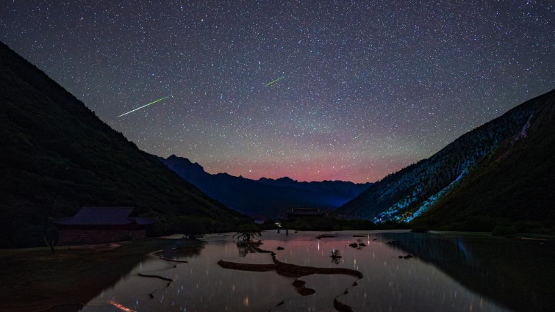 In pics: Perseid meteor shower in Sichuan, SW China