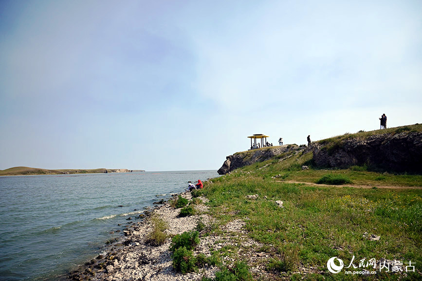 Beautiful scenery of Hulun Lake, N China's Inner Mongolia