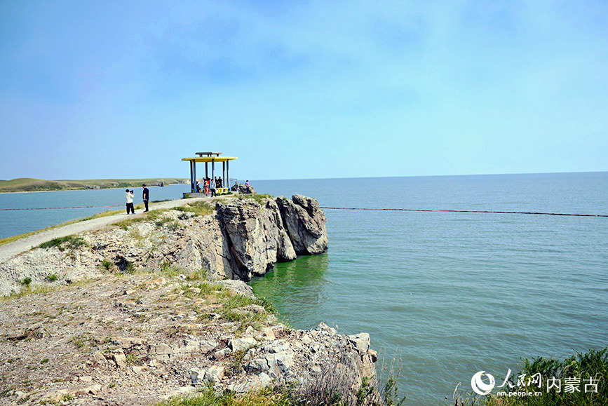 Beautiful scenery of Hulun Lake, N China's Inner Mongolia