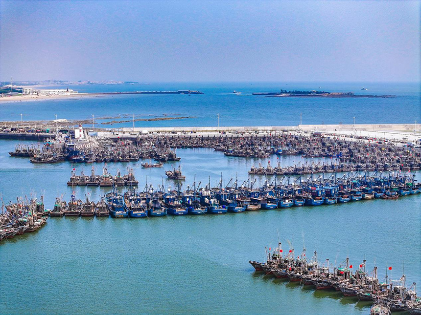 Hundreds of fishing boats set sail in E China as fishing ban lifted