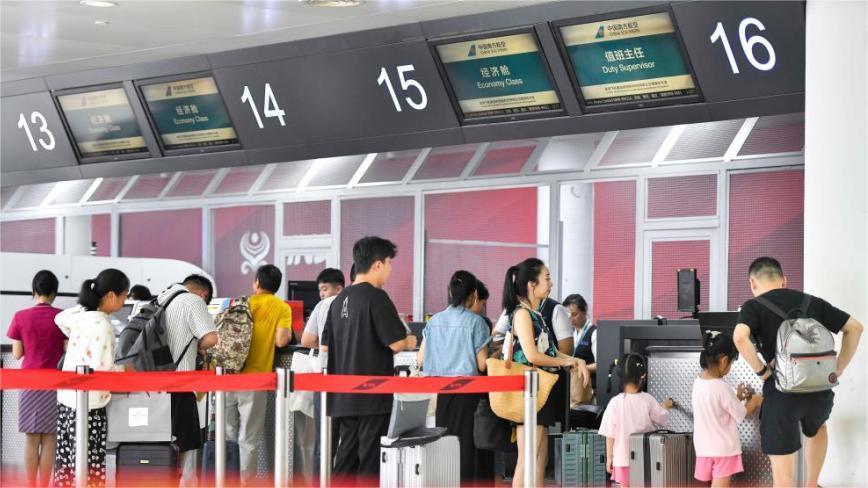 Airport in Haikou resumes operation after super typhoon