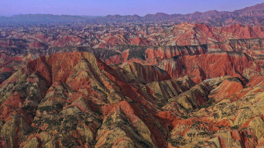 In pics: Scenery of Danxia scenic area in NW China's Gansu