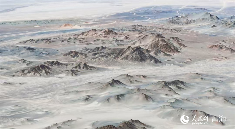 Heidu Mountain, a real-life Chinese ink wash painting in NW China's desert area