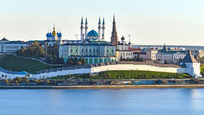 City view of Kazan in Russia