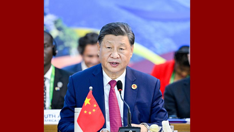 Xi urges a just world of common development, fair global governance amid global crises