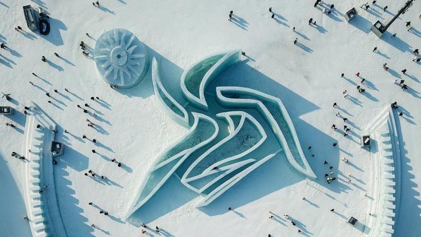 World's largest ice-and-snow theme park opens on Winter Solstice in China's "city of ice"