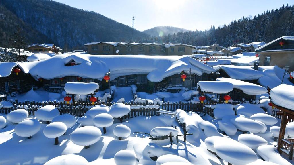 Winter scenery across China