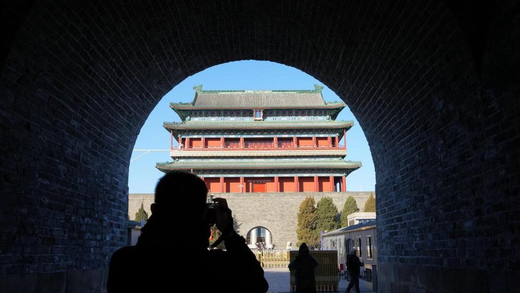 Zhengyangmen Archery Tower in Beijing reopens to public