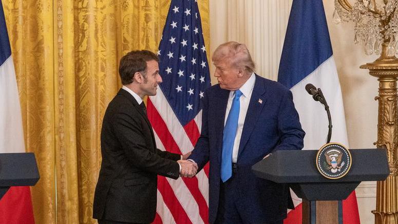 Macron-Trump meeting highlights divide on Ukraine between Europe, U.S.