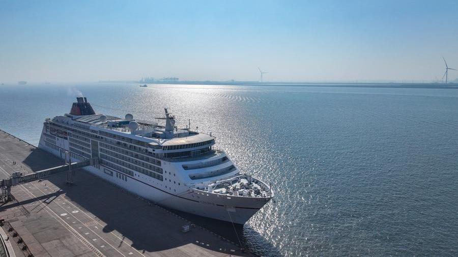 In pics: China's Tianjin welcomes its first visiting cruise ship of 2025