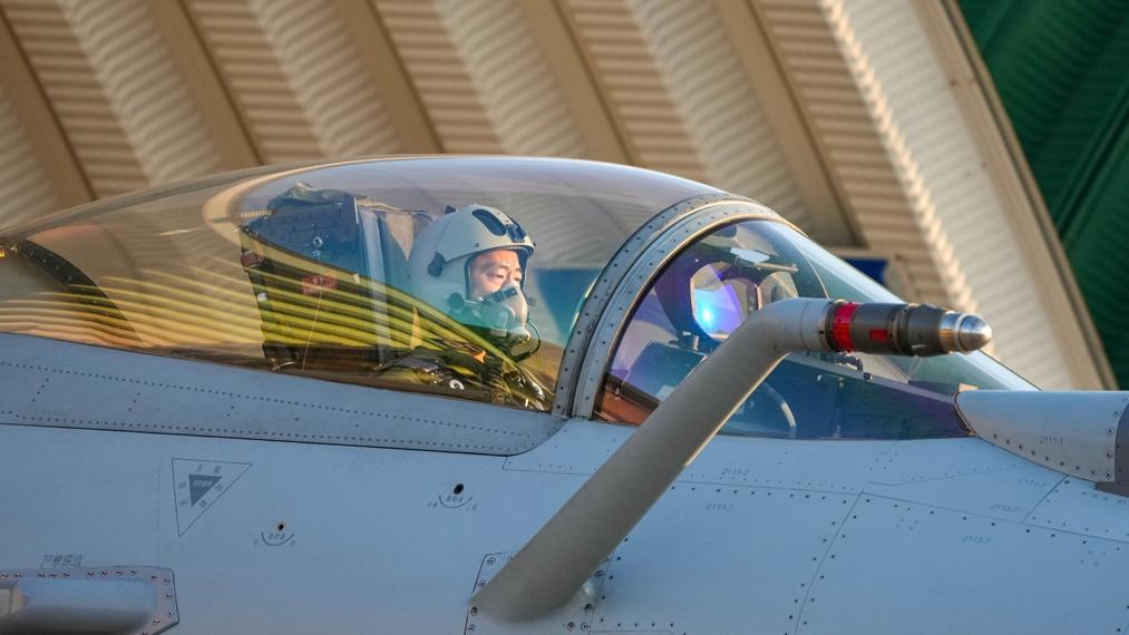 J-10 jets in round-the-clock training