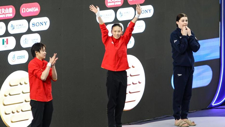 China's Chen Yuxi wins women 10m platform gold at Diving World Cup