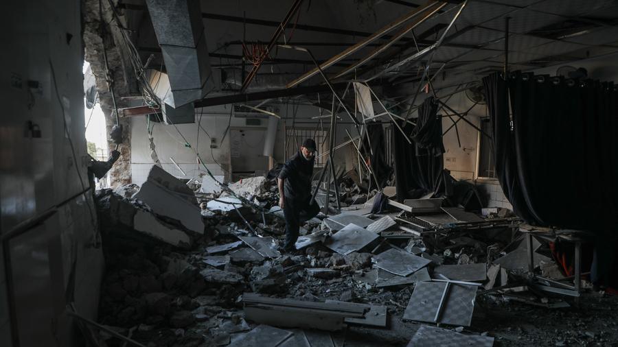 Gaza's Al-Ahli hospital forced to cease operations after Israeli airstrike
