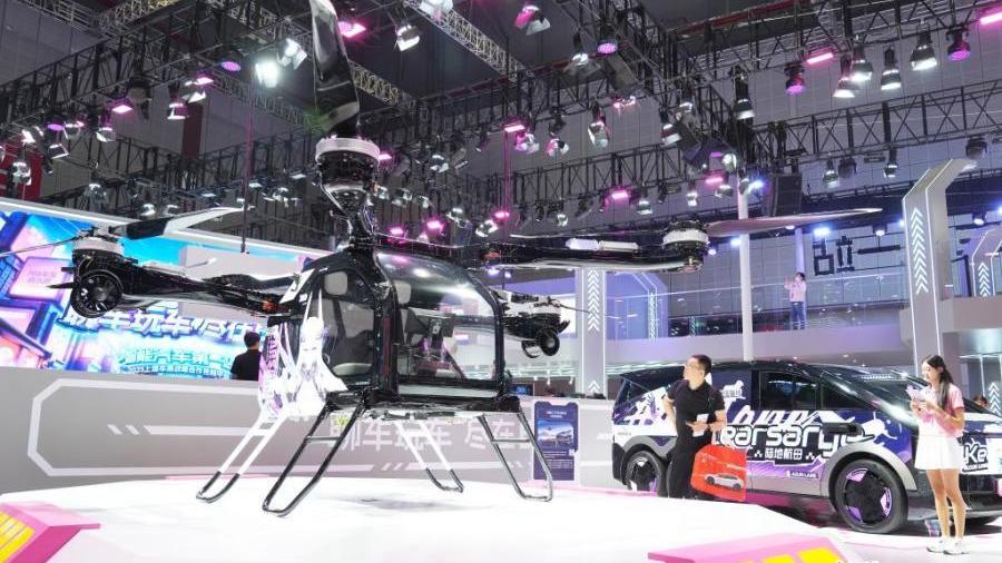 Flying cars grab spotlight at Auto Shanghai 2025