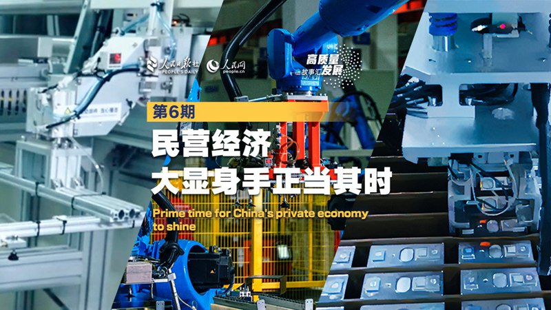 Stories of High-Quality Development | Prime time for China's private economy to shine