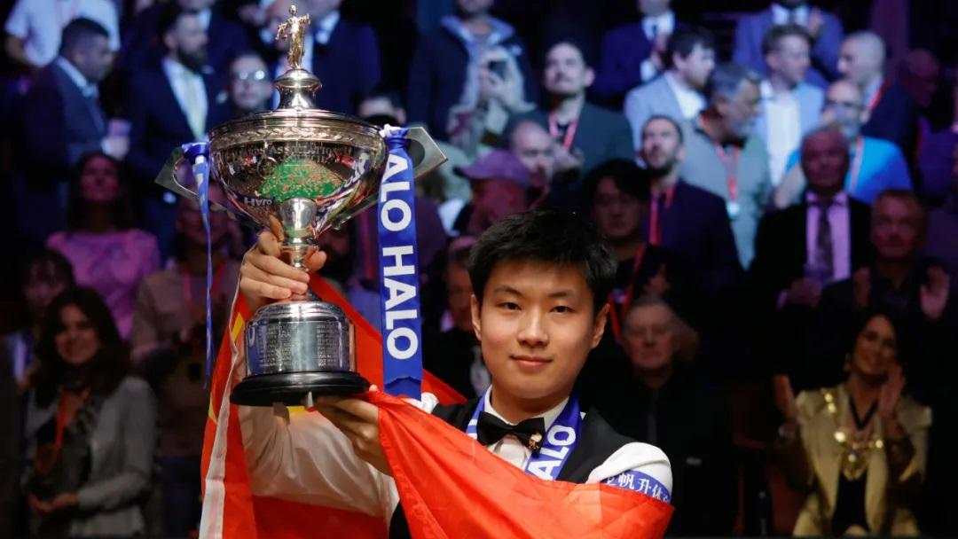 China's Zhao Xintong crowned at Snooker World Championship