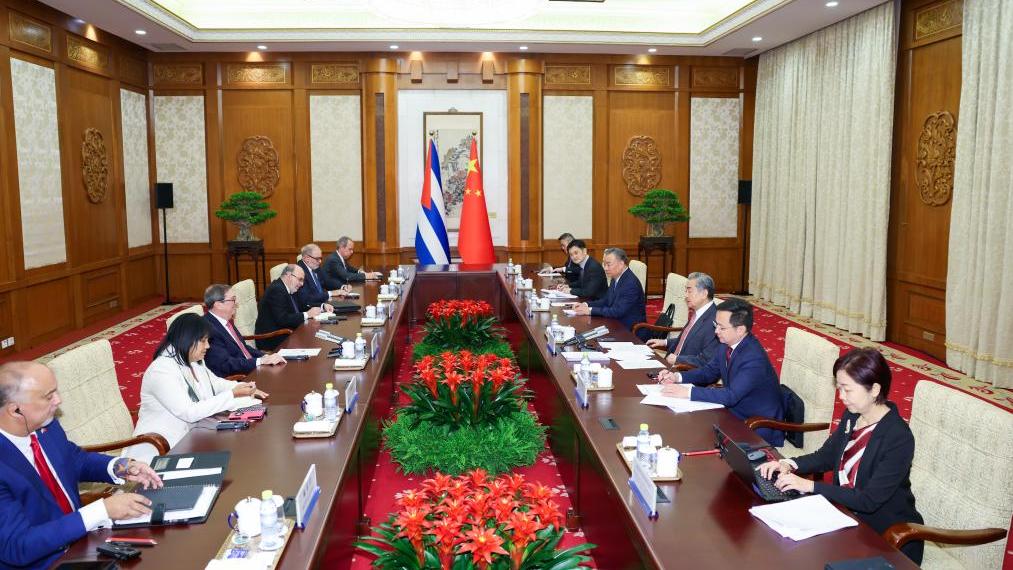 Chinese FM meets foreign guests participating in fourth ministerial meeting of China-CELAC Forum