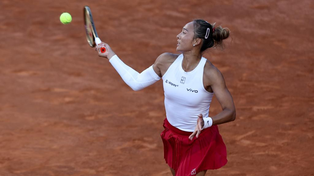 China's Zheng reaches quarterfinals at Italian Open
