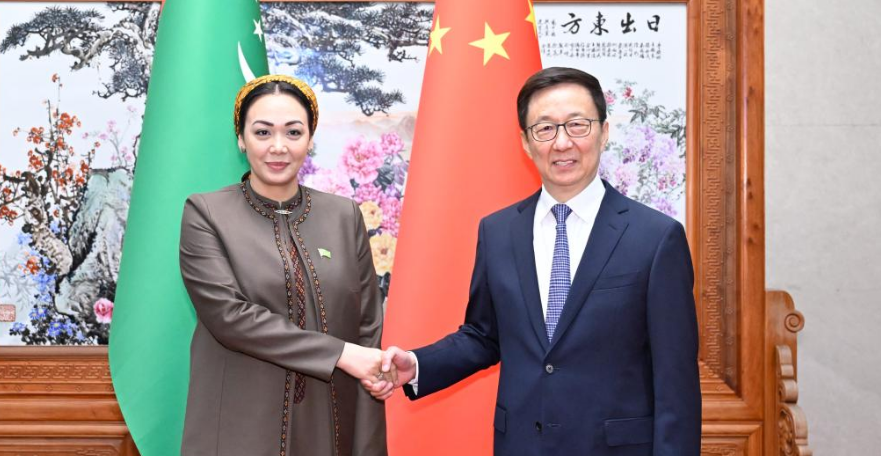 Chinese vice president meets National Assembly of Turkmenistan chairperson