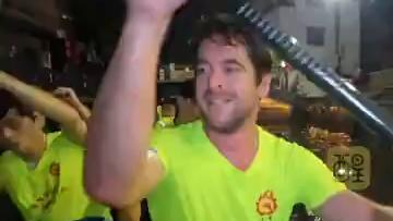 German man joins dragon boat race