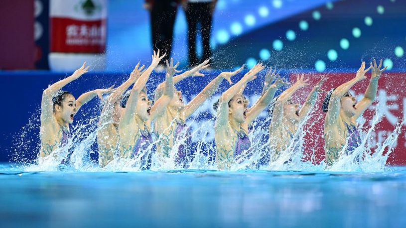China clinches team free routine title at World Aquatics Championships