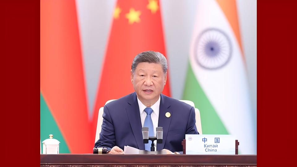 Xi at the SCO Summit 2025