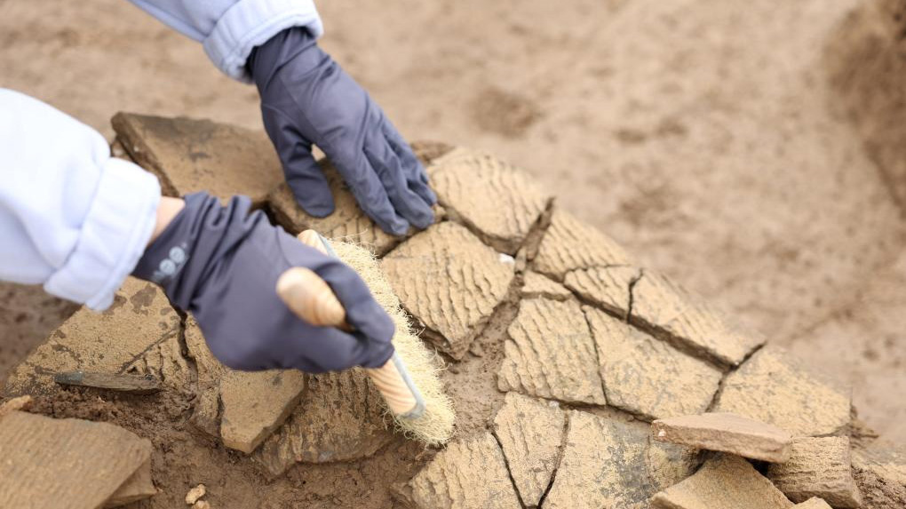 View of Sijiaoping site in China's Gansu