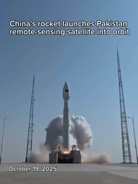 China's rocket launches Pakistan remote-sensing satellite into orbit