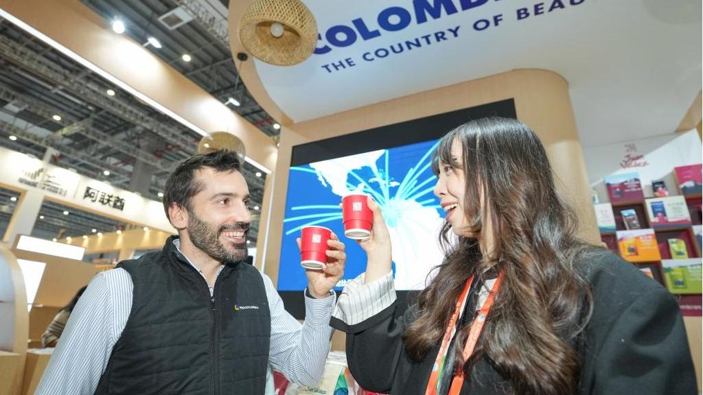 A glimpse of pavilions of guest countries of honor at 8th CIIE