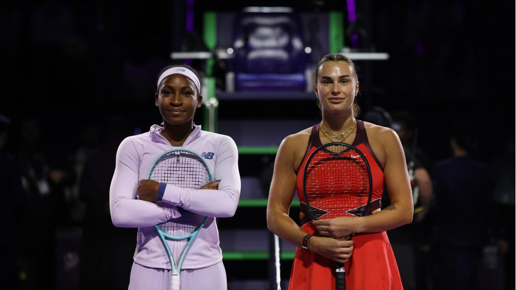 WTA Finals tennis tournament: Coco Gauff vs. Aryna Sabalenka