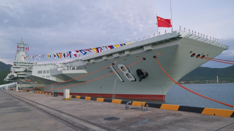 China commissions first aircraft carrier equipped with electromagnetic catapults