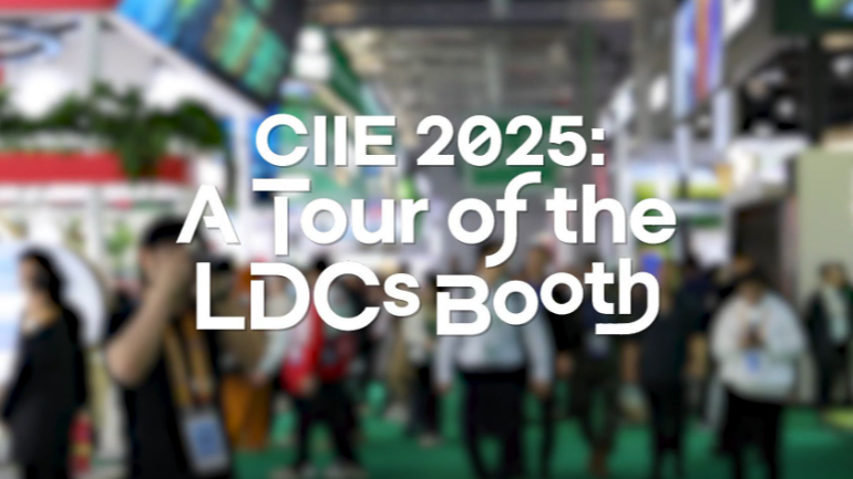 CIIE 2025: touring the LDCs booth