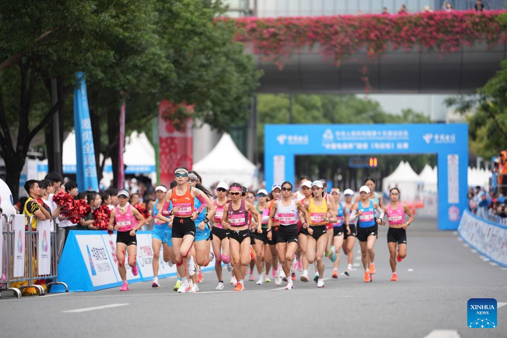 Highlights of marathon event at 15th National Games