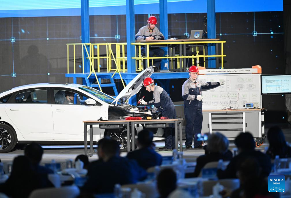 Final of World Vocational College Skills Competition 2025 held in Tianjin