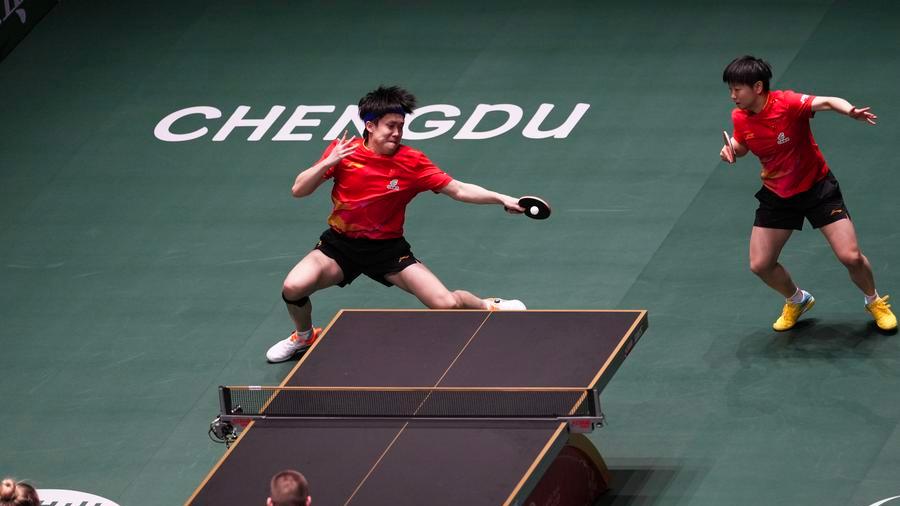 China sweeps Croatia to maintain winning run at ITTF Mixed Team World Cup