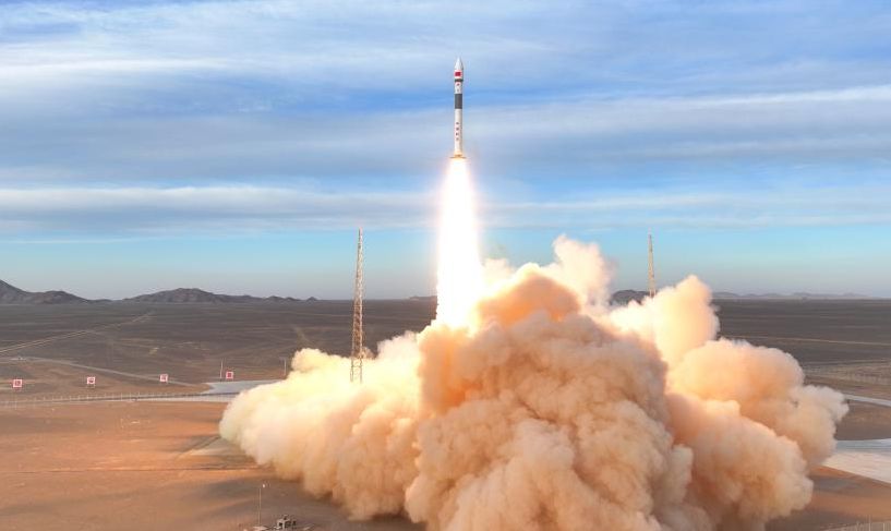 China's Kuaizhou-1A rocket launches two new satellites into space