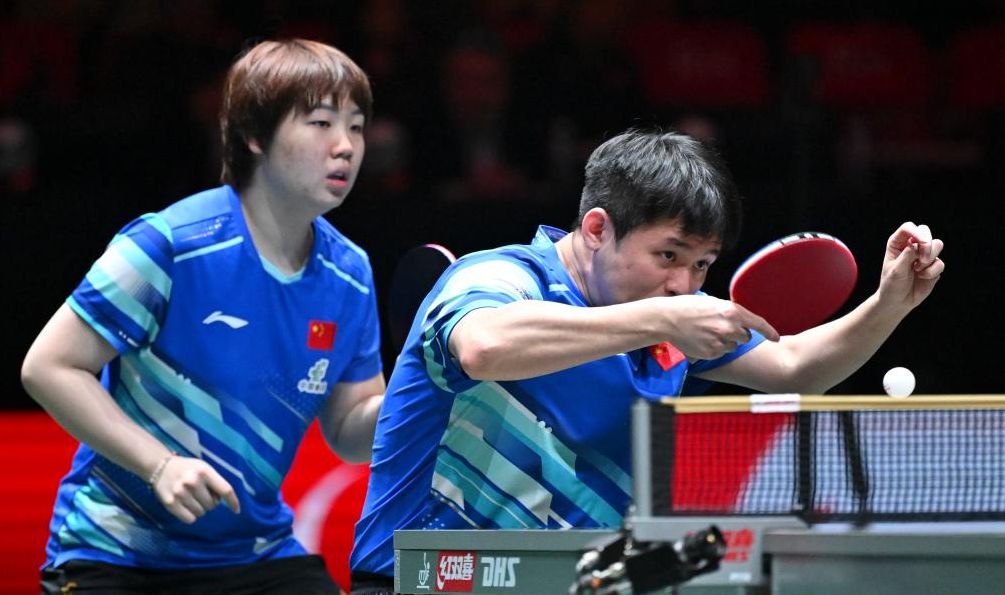 China remains top after defeating Germany at ITTF Mixed Team World Cup