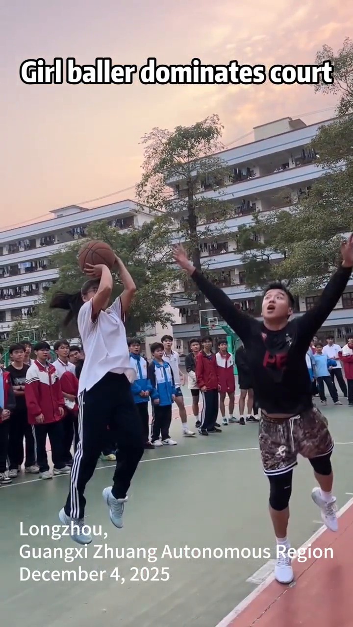 Girl baller dominates court