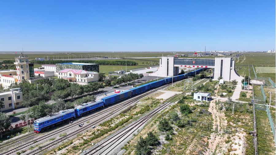 North China port sees cargo volume for China-Europe freight trains exceed 5 mln tonnes