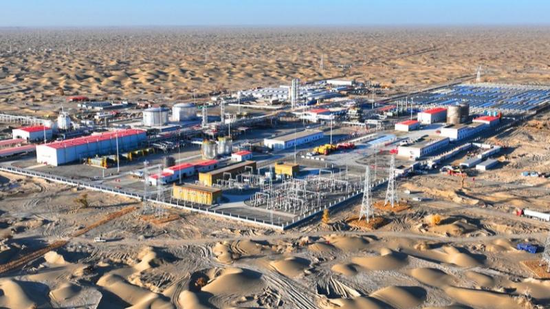 NW China's Tarim oilfield breaks record with annual solar power generation surpassing 2 billion kWh