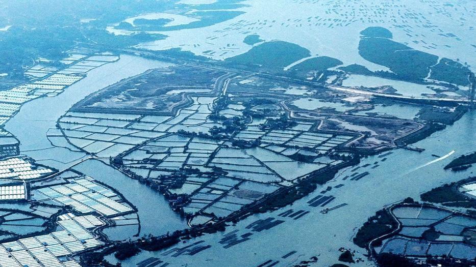View of Maowei Sea in China's Guangxi