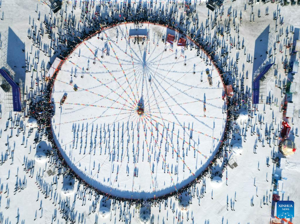 24th Chagan Lake Ice and Snow Fishing and Hunting Cultural Tourism Festival opens in NE China