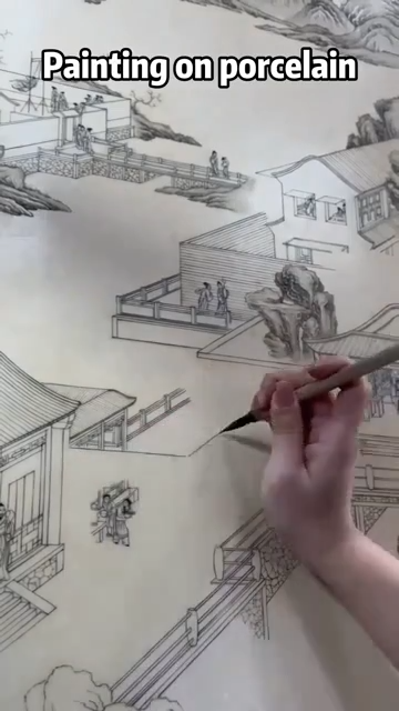 Painting on porcelain