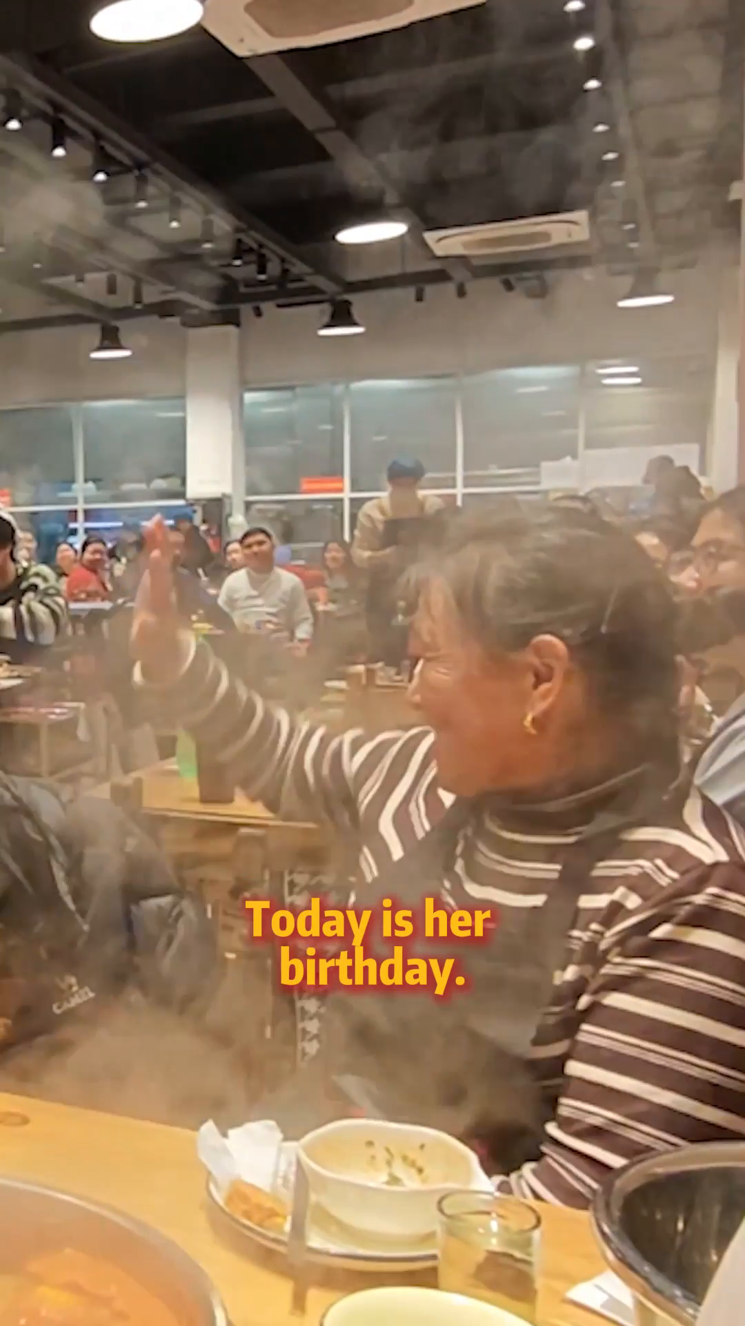 'Happy Birthday' for mom