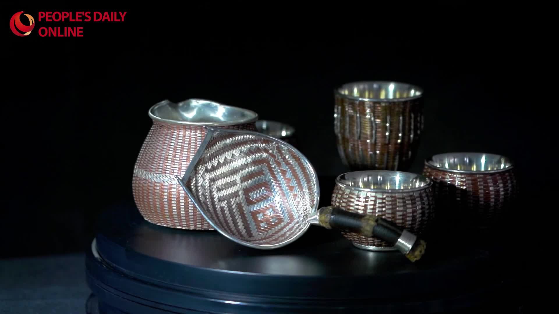 Chinese artisans weave silver and copper into exquisite metal wares