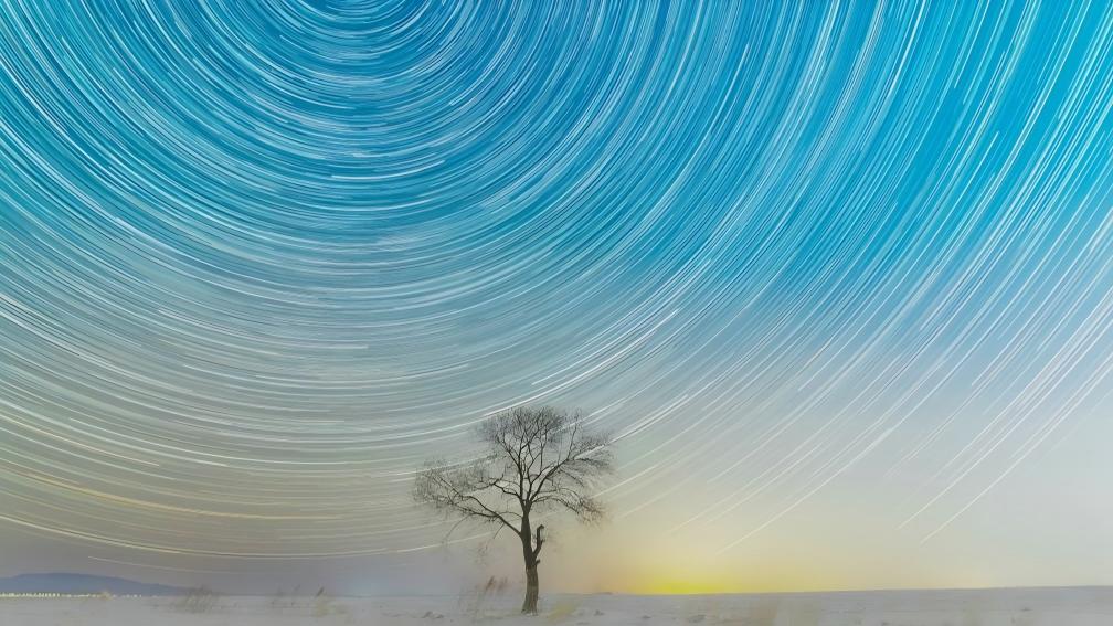 Starry sky, aurora observed in NE China's Heilongjiang